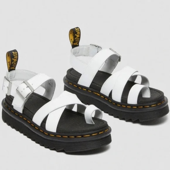 NWT Dr. Martens Size 9 White Avry Hydro Sandals - Picture 2 of 9